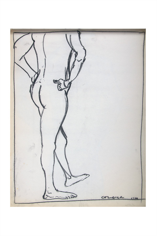 Standing Male Nude #4 by CORCORAN
