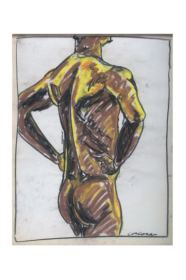 Standing Male Nude #5 by CORCORAN