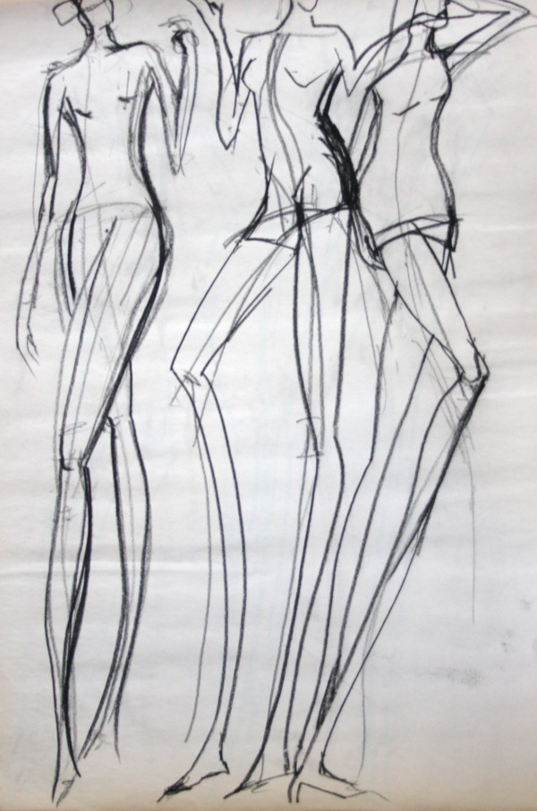 Fashionistas sketch by CORCORAN