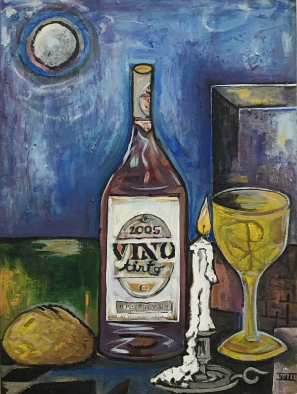 Vino Tinto Still Life by CORCORAN