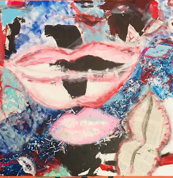 Big KISS #7, Francais , 2021 by Tamara Sweere
