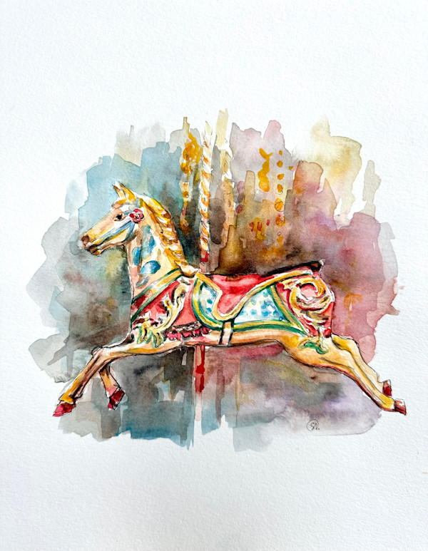 Carousel Horse by Sara Nygard Haetonen
