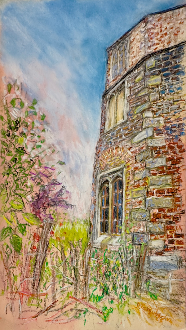 Otford Tower during Restoration Work by Debbie  Farquharson, Image 1.