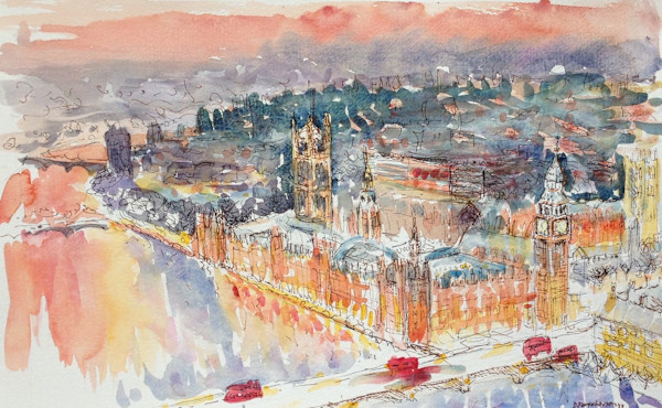 London at night by Debbie  Farquharson, Image 1.