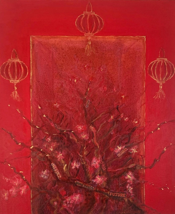 New Red by Debbie  Farquharson