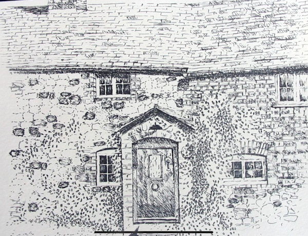 Wrotham cottage/ small pen commission example by Debbie  Farquharson
