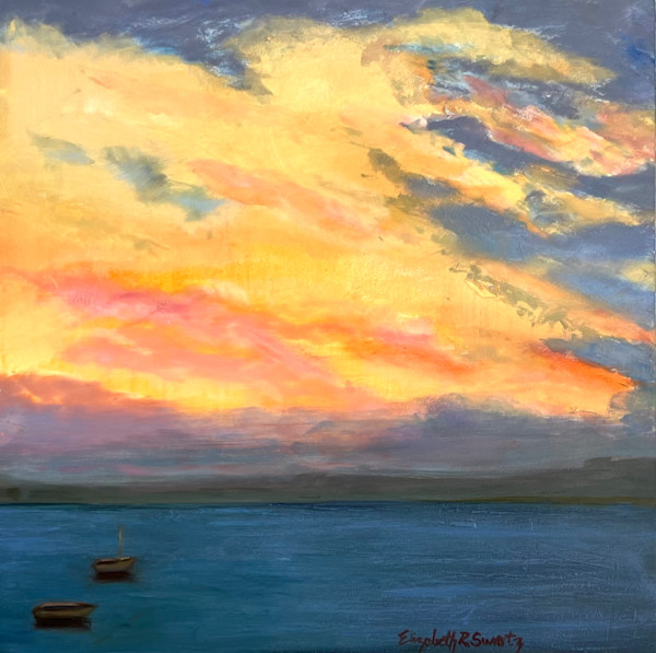 Afterglow, Truro Harbor by Elizabeth Ryan Swartz, Image 1.