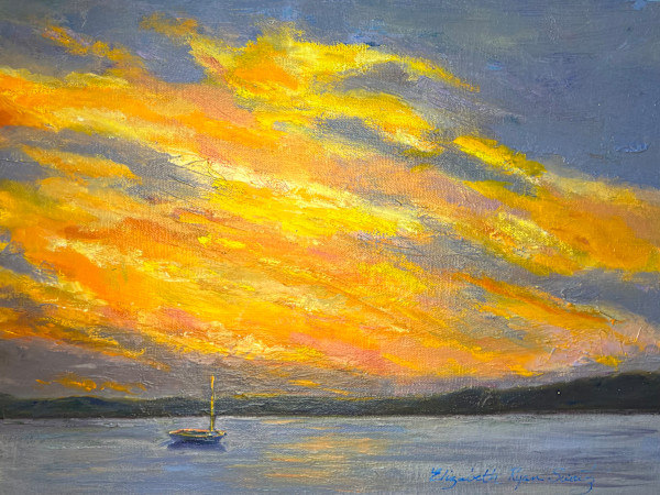 Truro at Sunset by Elizabeth Ryan Swartz