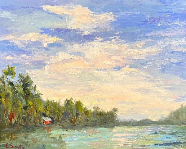 Tranquil Lake by Elizabeth Ryan Swartz
