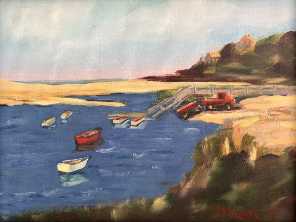 Wellfleet Harbor by Elizabeth Ryan Swartz