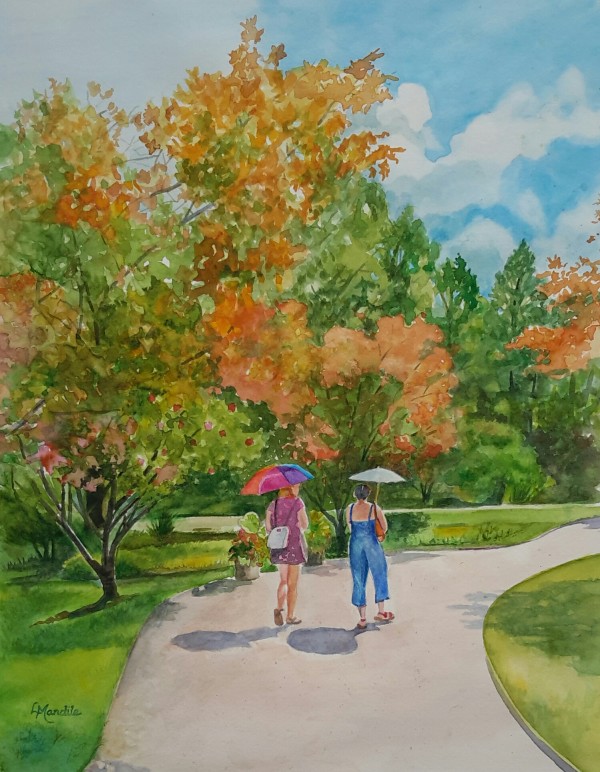 ,Autumn Walk in the Park by Laura Mandile