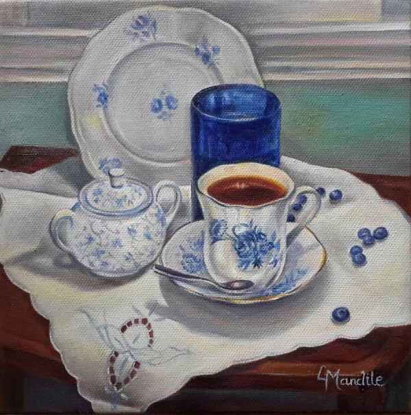 Jessie's Blue China by Laura Mandile