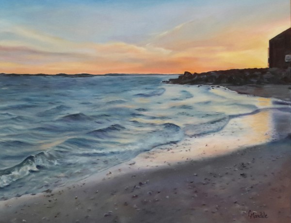 Sandy Hook Sunset by Laura Mandile