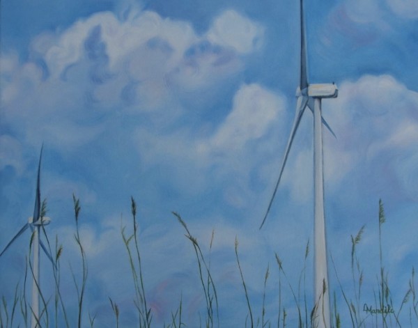 Wind Farm,  Atlantic City by Laura Mandile