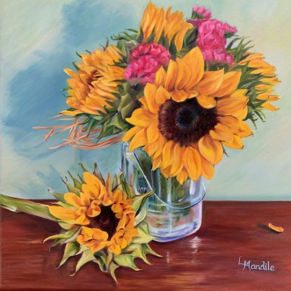 Sunflower Bouquet by Laura Mandile
