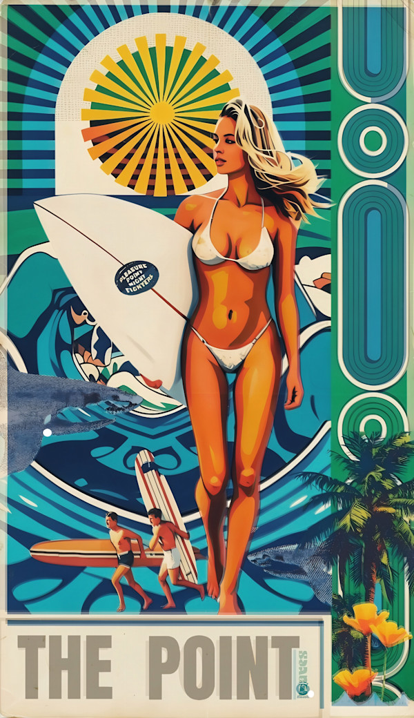 Santa Cruz Surf Spot Series II by Cristina Sayers, Image 3.