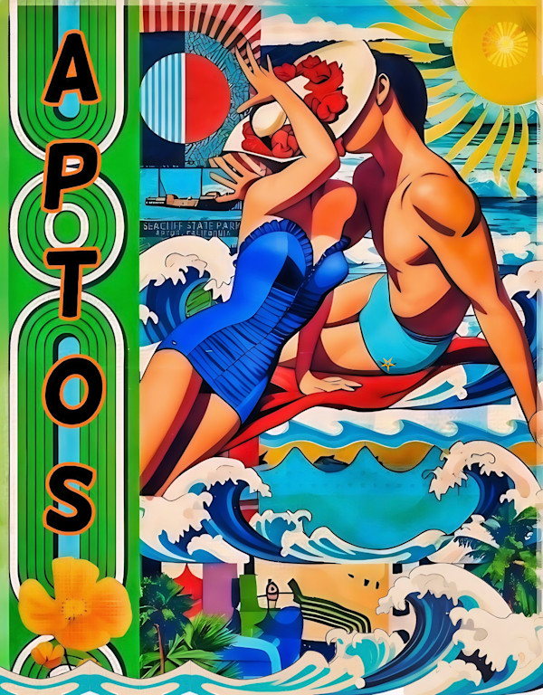 Santa Cruz Surf Series III by Cristina Sayers, Image 1.