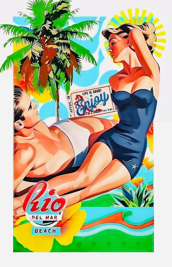 SANTA CRUZ BEACH SERIES-RIO DEL MAR by Cristina Sayers, Image 1.
