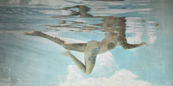 Kymodoke - sea nymph of steadying the waves by Saltwater Fine Art | Susan J Roche, artist