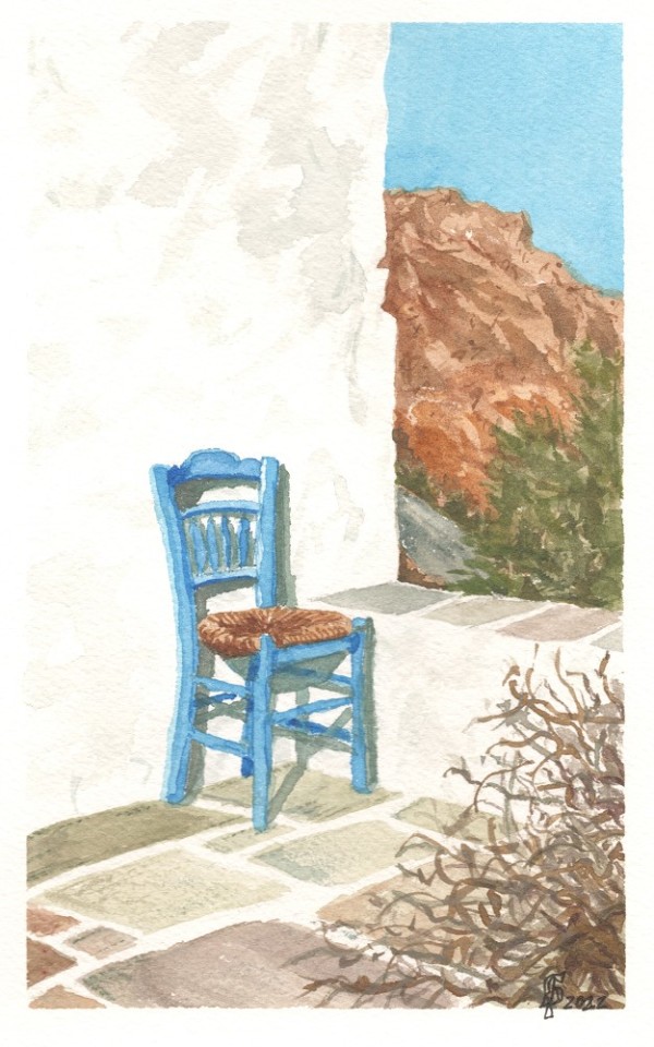 Rest, Stop Greece by Phyllis Willey