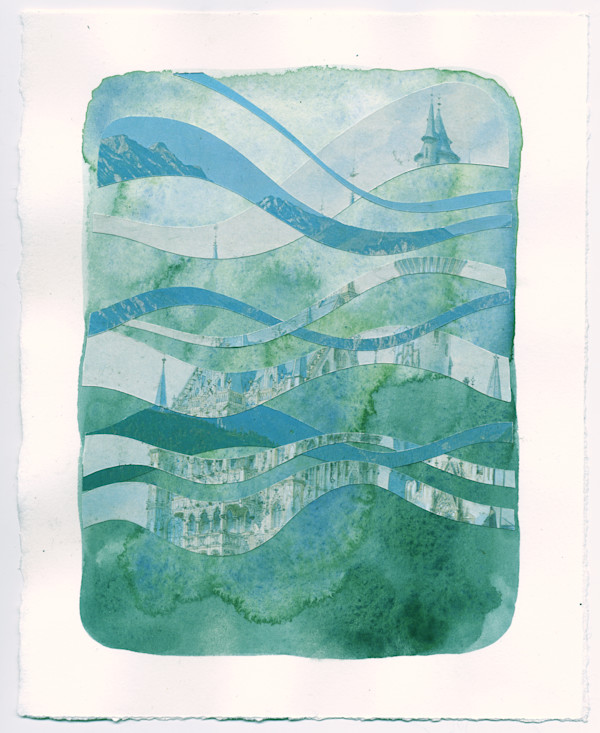 mountain castle by Corrina Ulrich