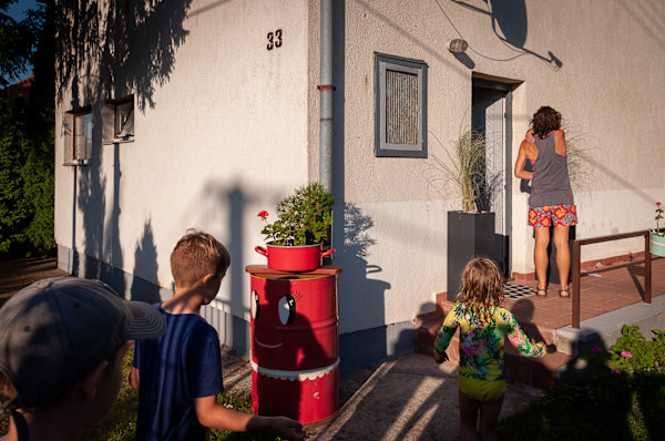 Home from the beach by Kate Brogdon