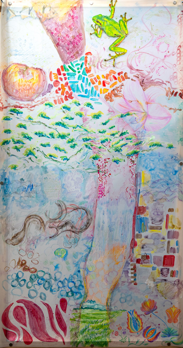 Space between trees by Kate Brogdon