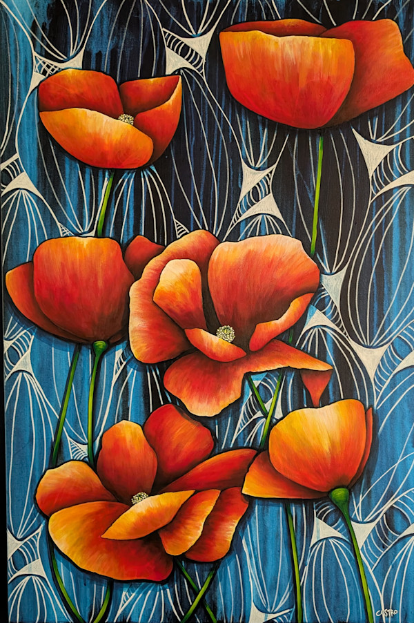 Poppies Forever No. 4 by Angela Castro, Image 1.