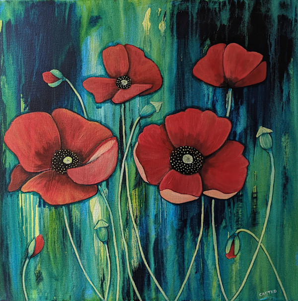 Poppies Forever No.1 by Angela Castro, Image 1.