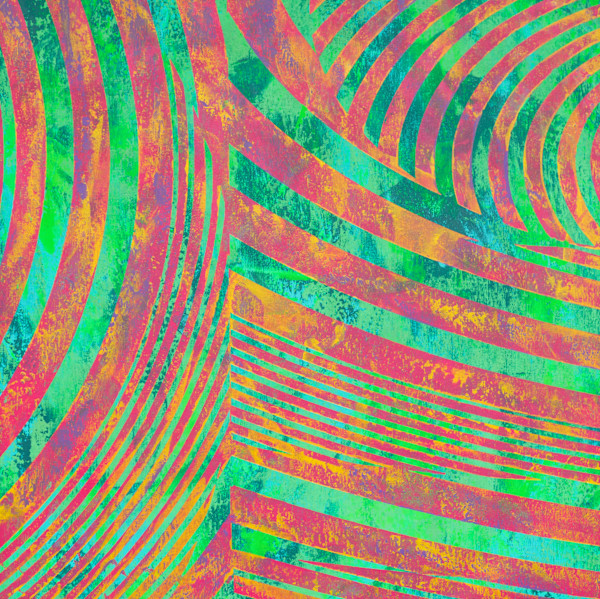 Stripes Red and Green by Rudolf KRISTOFFER