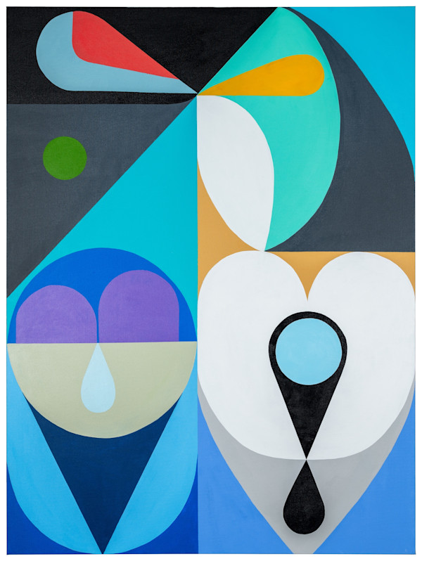 Blue Window by Marion Griese Art Studio, Image 1.