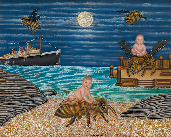 TEMPLE OF THE BEES by Michael Lawrence