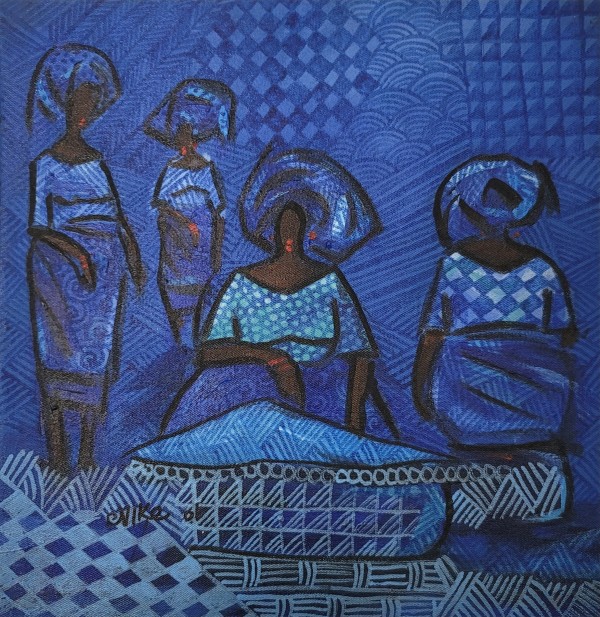 Ojo Oja (Market Day) by Nike Okundaye, Image 2.