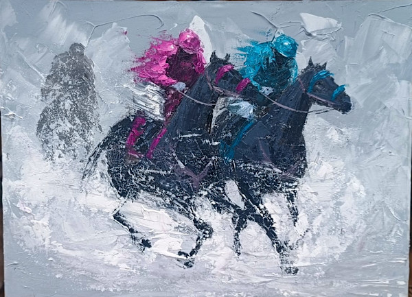 Horse Race I by Akeem Adeleke