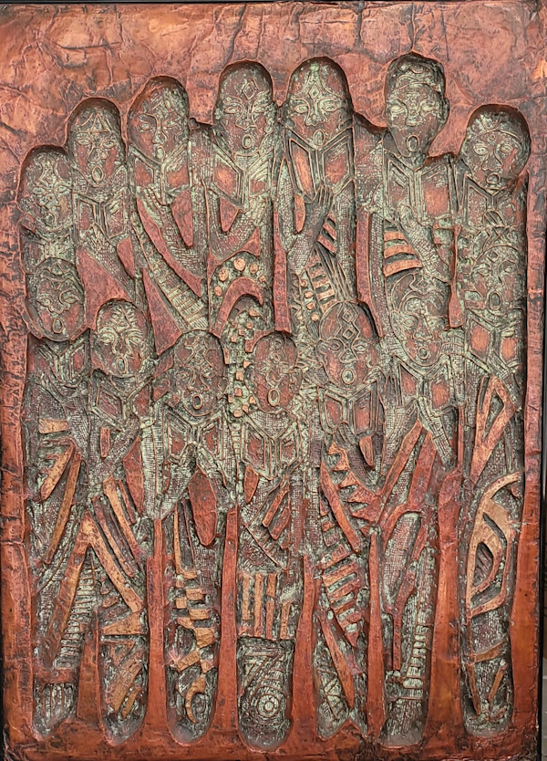 Kwaya (Choir) by Bruce Onabrakpeya