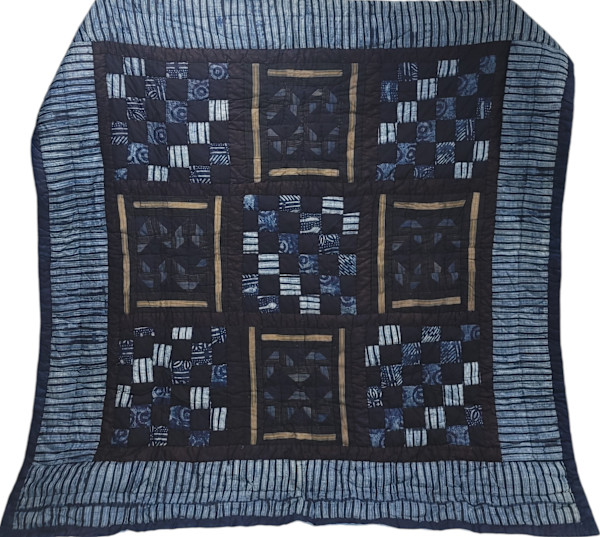 Quilt - Adire Patchwork - Threads of Heritage by Nike Okundaye