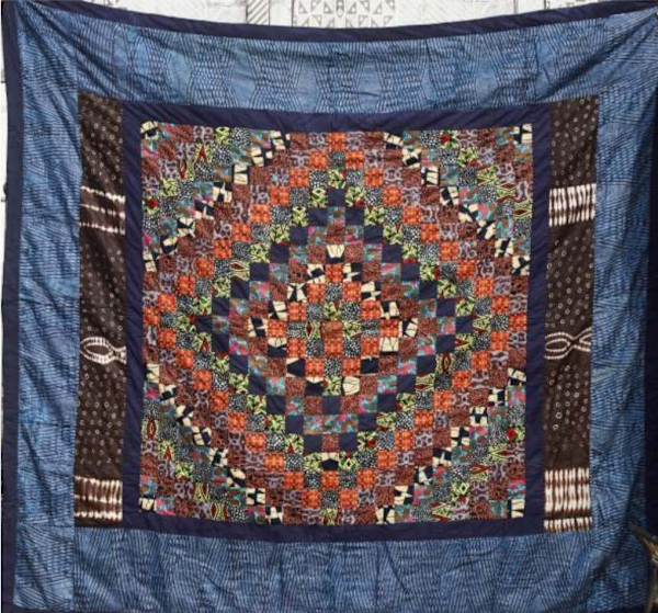 Quilt - Adire Patchwork - Connecting Africa by Nike Okundaye