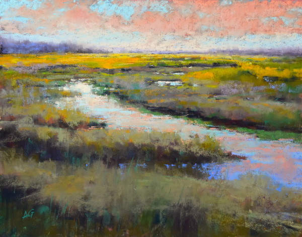 A Glimmer on the Marsh by Alejandra Gos