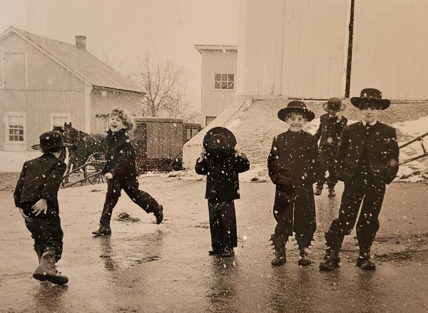 Boys in the Snow, Lancaster County