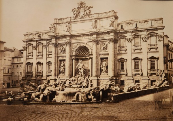 Trevi Fountain, Rome, circa 1880