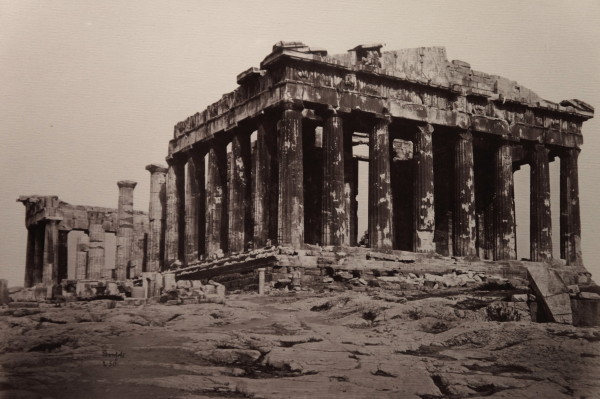 Le Parthenon à Athèns , 1877 by Felix Bonfils