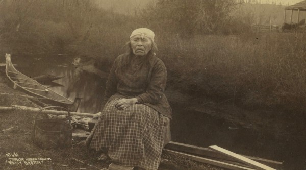 "Betsy Boston, Puyallup Indian Squaw"