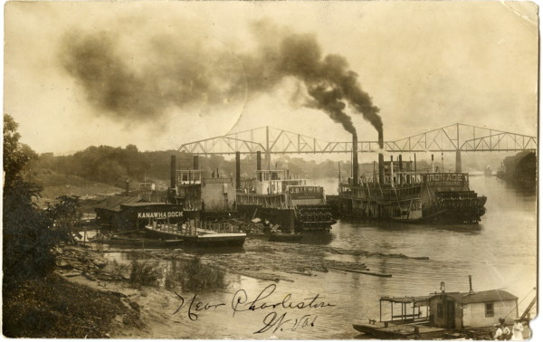 Steamboats, Charleston, W. Virginia