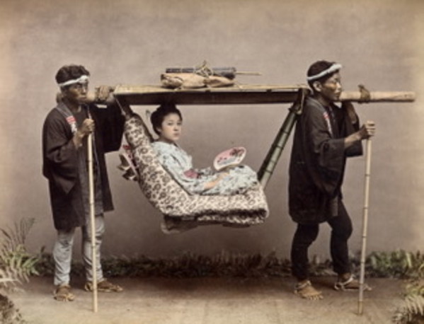 Japanese scene, 1880s