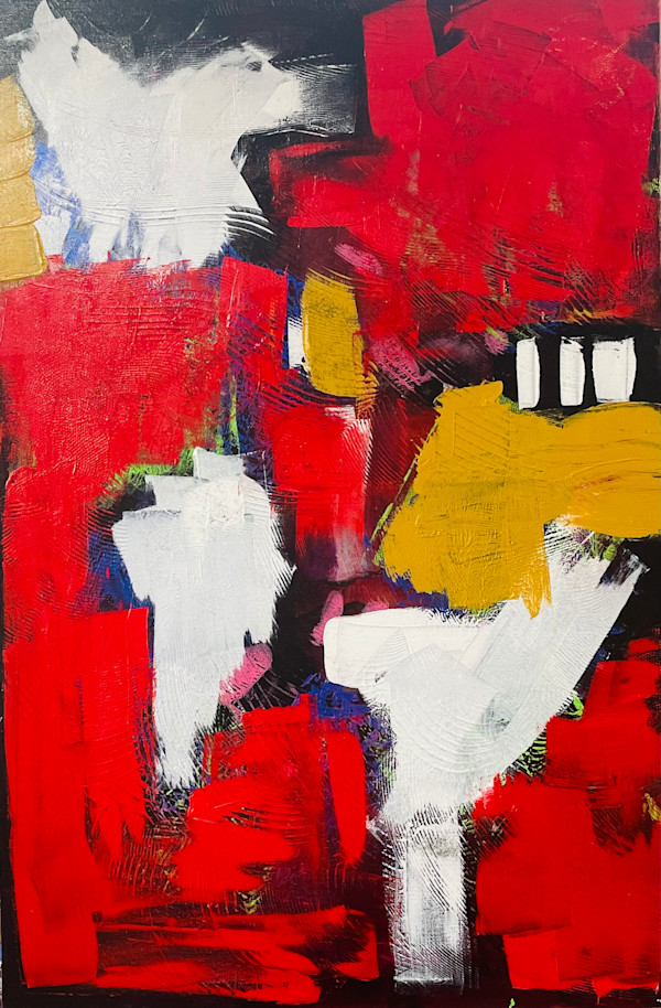 Dynamic 36 x 24 by Sandra chu