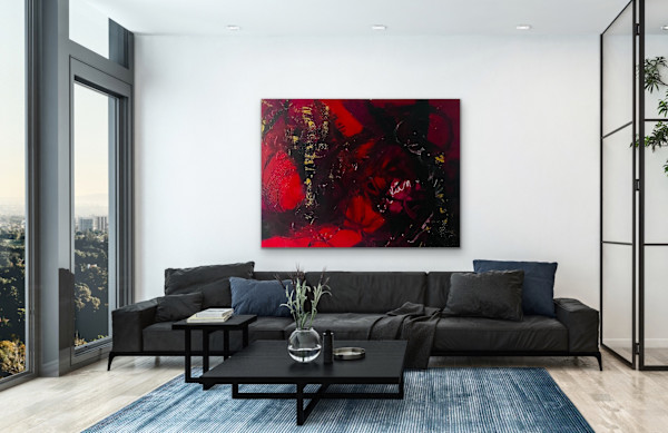 Take a Risk 40 x 50 by Sandra chu