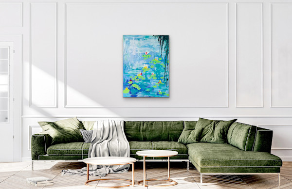 Tranquil Moment 40x 30 by Sandra chu, Image 1.