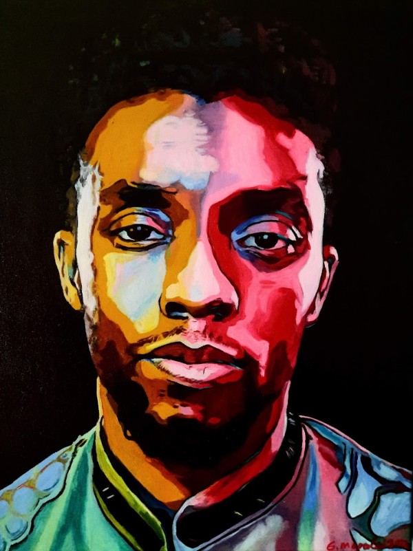 Chadwick Boseman by Gabriela Morales