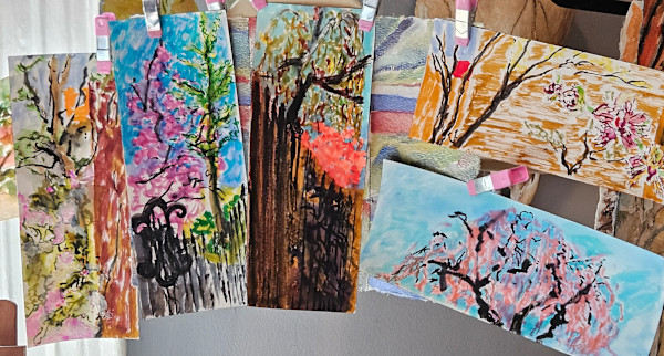 SPRING CARDS WEST VILLAGE by Ellen Frank