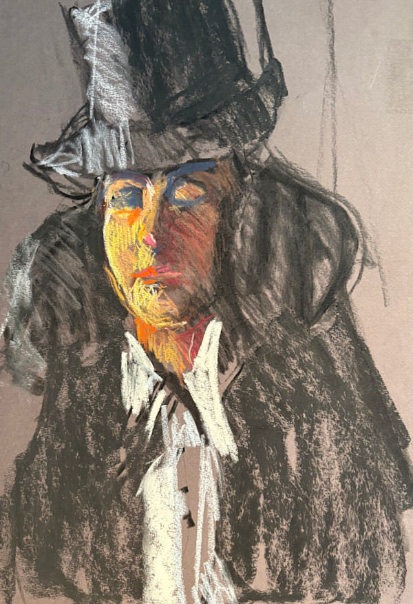 Top Hat Toulouse by Barbara  Abram